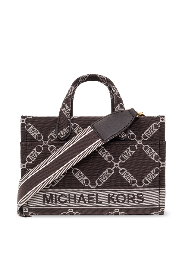 Michael Kors Kids monogram print logo plaque bum bag Women s Bags Michael Michael Kors Shoulder bag with logo SchaferandweinerShops